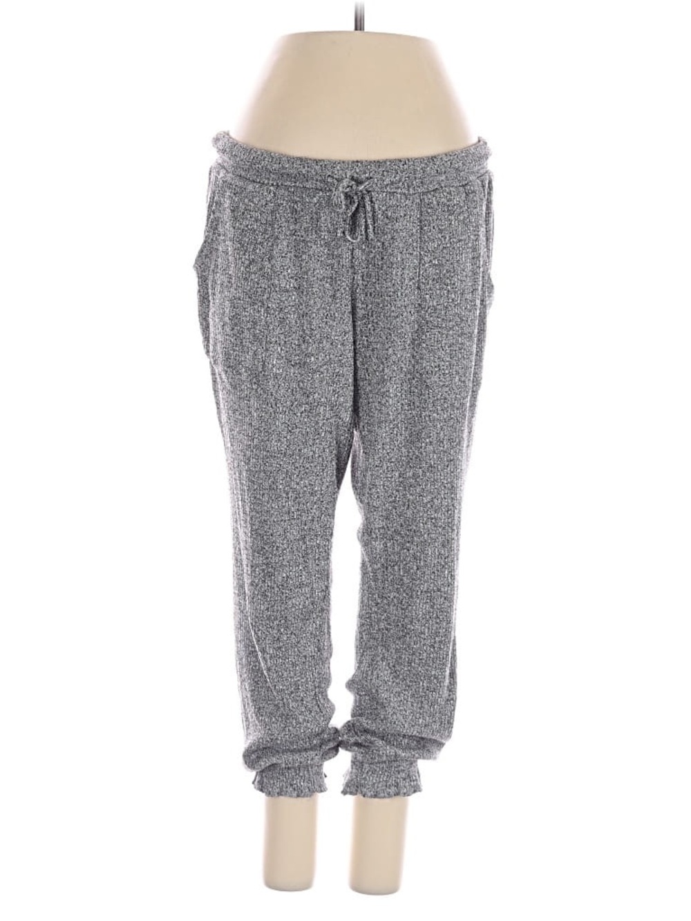 Gilligan & O'Malley Heather Gray Knit Jogger Sleepwear